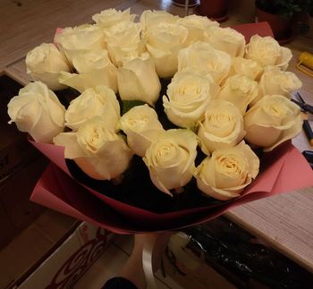 25 роз ,Эквадор, 60см